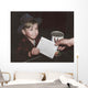 Eager School Boy Gets Wall Decal