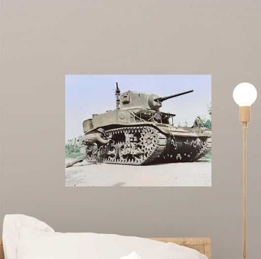 Soldier Places 29 Pound Wall Decal
