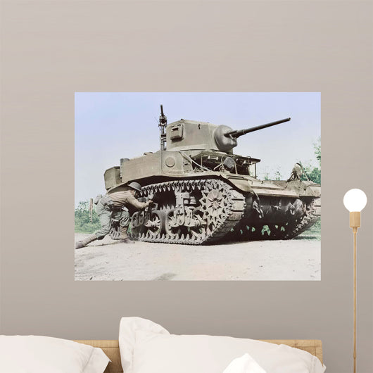 Soldier Places 29 Pound Wall Decal