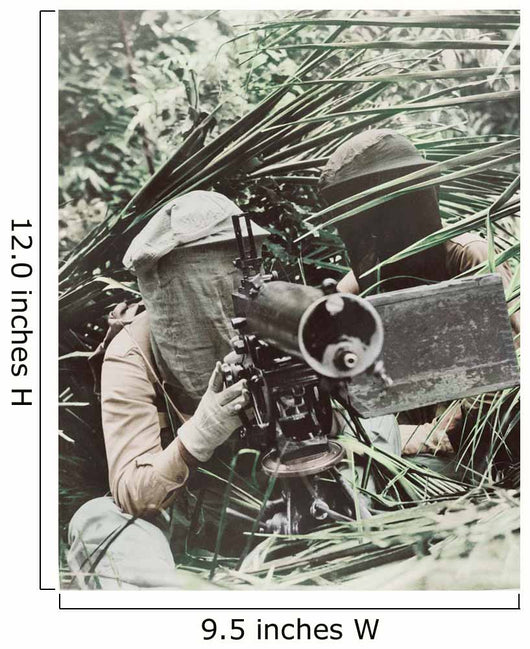 Machine Gunners Caribbean Area Wall Decal