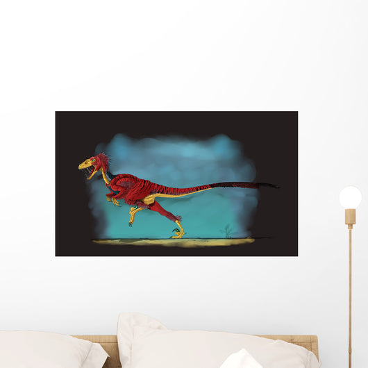 Deinonychus Genus Carnivorous Dromaeosaurid Wall Decal