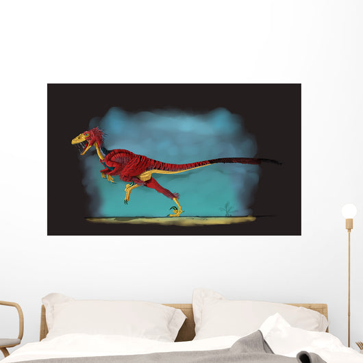 Deinonychus Genus Carnivorous Dromaeosaurid Wall Decal