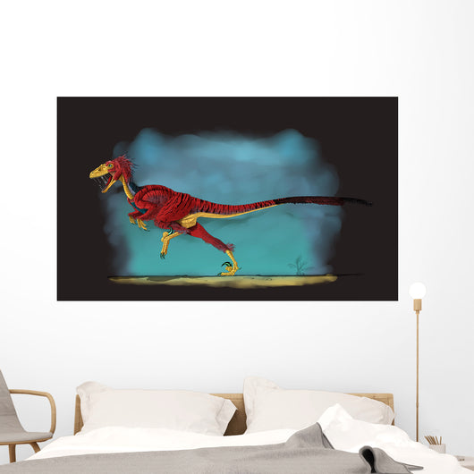 Deinonychus Genus Carnivorous Dromaeosaurid Wall Decal