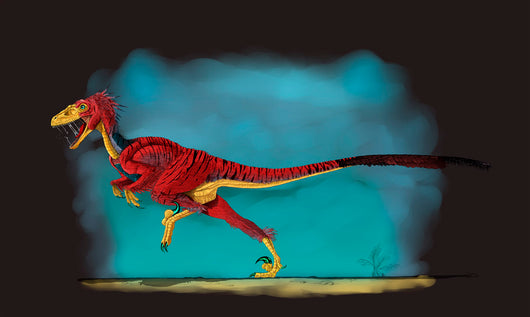 Deinonychus Genus Carnivorous Dromaeosaurid Wall Decal