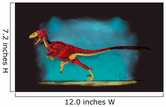 Deinonychus Genus Carnivorous Dromaeosaurid Wall Decal