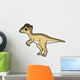 Cute Illustration Pachycephalosaurus Dinosaur Wall Decal Design 3