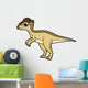Cute Illustration Pachycephalosaurus Dinosaur Wall Decal Design 3