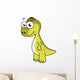 Cute Illustration Pachycephalosaurus Dinosaur Wall Decal Design 2
