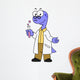 Illustration Brontosaurus Chemist Wall Decal