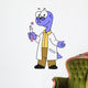 Illustration Brontosaurus Chemist Wall Decal