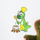 Illustration Parasaurolophus Dinosaur Cooking Wall Decal