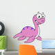 Cute Illustration Loch Ness Wall Decal Design 2