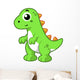 Cute Illustration Tyrannosaurus Rex Wall Decal Design 3