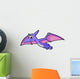 Cute Illustration Flying Pterodactyl Wall Decal