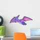 Cute Illustration Flying Pterodactyl Wall Decal