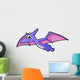 Cute Illustration Flying Pterodactyl Wall Decal