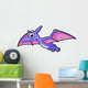 Cute Illustration Flying Pterodactyl Wall Decal