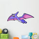 Cute Illustration Flying Pterodactyl Wall Decal
