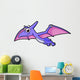 Cute Illustration Flying Pterodactyl Wall Decal