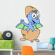 Cute Illustration Baby Pterodactyl Wall Decal