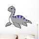 Cute Illustration Loch Ness Wall Decal Design 1