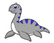 Cute Illustration Loch Ness Wall Decal Design 1