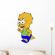 Illustration Triceratops Runner Wall Decal