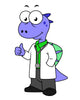 Illustration Spinosaurus Doctor Wall Decal