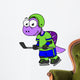 Illustration Spinosaurus Hockey Player Wall Decal