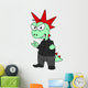 Illustration Tyrannosaurus Rex Dressed Wall Decal Design 3