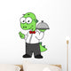 Illustration Tyrannosaurus Rex Food Wall Decal