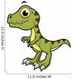 Cute Illustration Tyrannosaurus Rex Wall Decal Design 1