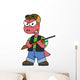 Illustration Spinosaurus Hunter with Wall Decal