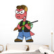 Illustration Spinosaurus Hunter with Wall Decal