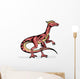 Illustration Velociraptor Wall Decal