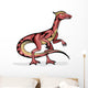 Illustration Velociraptor Wall Decal