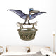 Illustration Pteranodon Carrying Basket Wall Decal