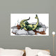 Illustration Hadrosaurus Relaxing Jacuzzi Wall Decal