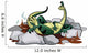Illustration Hadrosaurus Relaxing Jacuzzi Wall Decal
