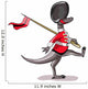 Illustration Raptor Dressed as Wall Decal