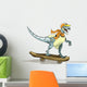 Illustration Raptor Skateboarding Wall Decal