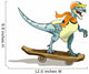 Illustration Raptor Skateboarding Wall Decal