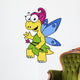Cartoon Illustration Fairysaur Dinosaur Wall Decal