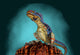 Majungasaurus Theropod Dinosaur from Wall Decal