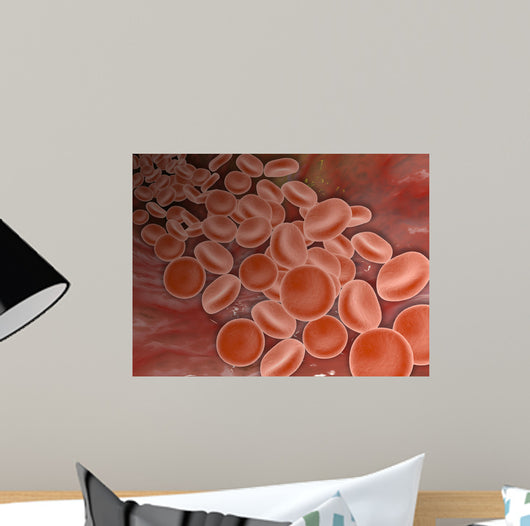 Inside Artery with Red Wall Decal