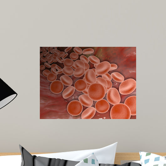 Inside Artery with Red Wall Decal