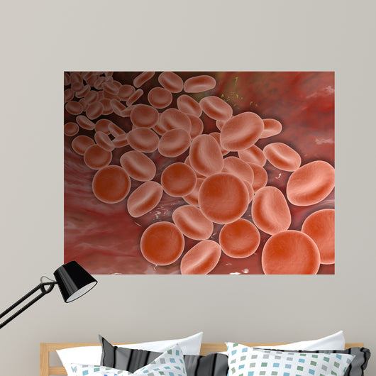 Inside Artery with Red Wall Decal