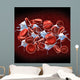 Red Blood Cells with Wall Decal Design 1