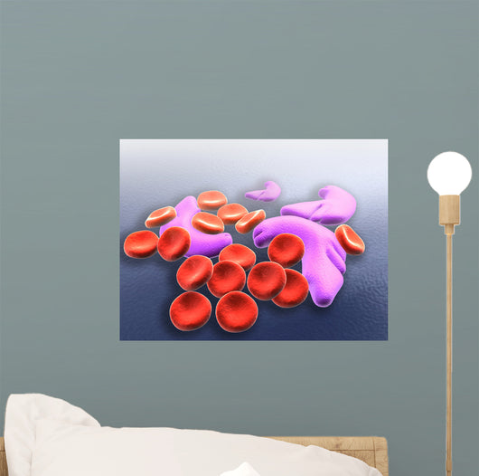 Conceptual Image Sickle Cell Wall Decal Design 2