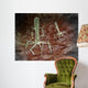 Microscopic Bacteriophages Surface Bacteria Wall Decal